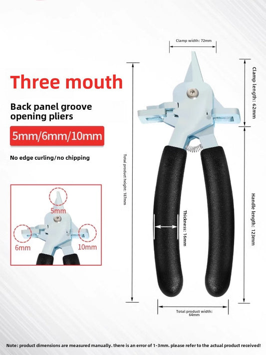 Backplane Groove Three Open Pliers BL-TL627